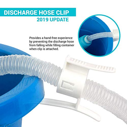 TERA PUMP 2 Pack Fish Tank Gravel Cleaner Siphon - Manual Water Pump for 10-20 Gallon Aquariums - BPA-Free Water Change Siphon Hose - size: Medium
