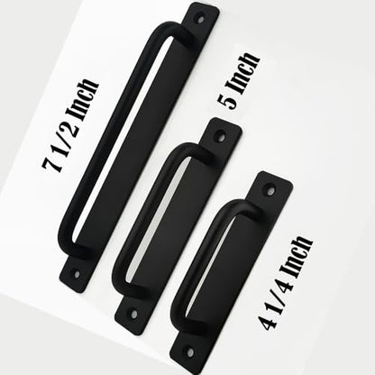 12 Pack 4 1/4 Inch 108 mm Matte Black Cabinet Handles Aluminum Cabinet Pulls Drawer Pulls - color: RoundBlack, size: 4 1/4 Inch