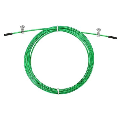 PATIKIL Speed Jump Rope Replacement Cable Professional Skipping Rope Steel Wire Replace for High Speed Jump Ropes - color: Green