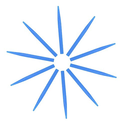 10 Pcs Dental Plastic Spatulas,Angzhili Mixing Spatula for Impression Material Alginate Plaster Mixing Tools