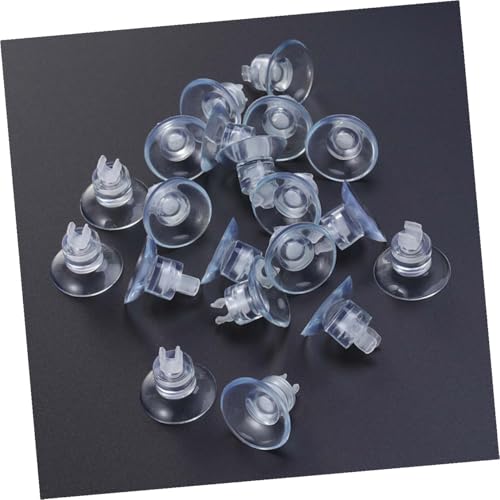 Cabilock 18pcs Fish Tank Hose Holder Clips with Rubber Suction Cups, Aquarium Airline Tube Clips for Air Pump Accessories, Sturdy Aquarium Organizer for Freshwater and Saltwater Tanks