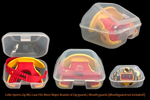 Mouth Guard Case Lip Guard Mouthpiece Case for Most Brand Mouthguard - style: Lip Guard Case/1pc