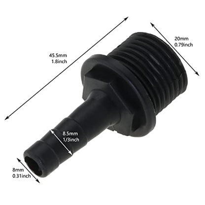 5IN1 Nozzles Kit for Fountain Pump, Aquarium, Fish Tank, Pond, Hydroponics, Statuary Accessories 5 Sizes