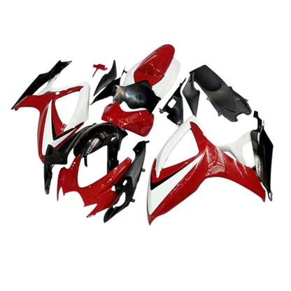 Injection Mold Fairings Kit Fit for Suzuki 2006 2007 GSXR600 GSXR750 K6 06 07 ABS Plastics Bodywork White Black Red Body Kits - size: Style 20