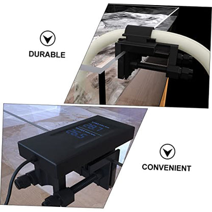 FOMIYES 2pcs Acrylic Hose Holder Clips for Fish Tank Space-Saving Easy Installation Water Clips for Aquarium Use Options