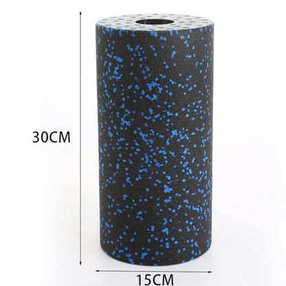 Yiju Hollow Foam Roller 12 Inch for Post Workout Stretching and Massage, Blue - color: Blue