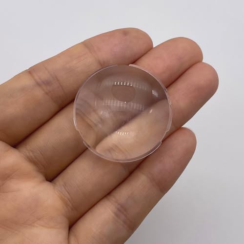 Double Convex Lens - 31mm Diameter, 27mm Focal Length, Optical biconvex Lens for Physics Experiments, Photography, Magnifying, and DIY Projects - Pack of 2pcs (31mm x H12.5mm x F27) - size: 31mm x H12.5mm x F27