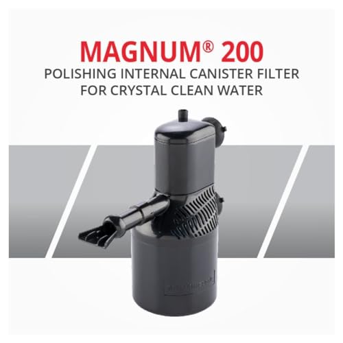 Marineland Magnum 200 Polishing Internal Canister Filter for 60 Gallons, Crystal Clean Water