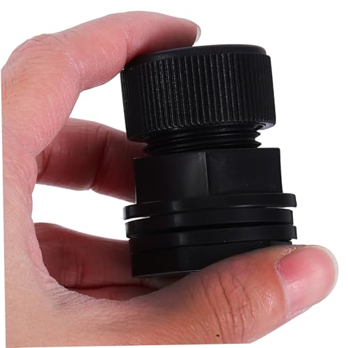Cabilock PVC Tank Adapter for Barrels Threaded Water Tank Connector Hose Fitting for Rain Buckets and Aquariums Leakproof Design for Efficient Water Storage