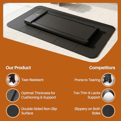 Treadmill Mat,Stationary Bike Mat,6mm Thick,Walking Pad Mat for Carpet,Under Exercise Bike Trainer Pad for Indoor Stationary Spin Bike Gym Equipment Hardwood Floor Carpet Protector - size: 72"L x 31.5"W x 0.3"Th