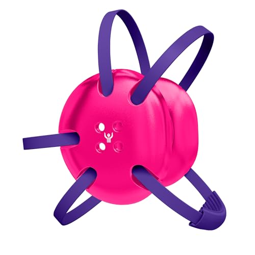 | Wrestling Classic Headgear | Earguard Adult Grappling Head Gear | Adjustable Ear Guards Purple Straps - style: Pink w/ Purple Straps
