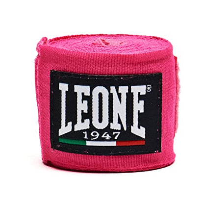 LEONE 1947, Hand Wraps Black - color: pink, size: 2,5 m