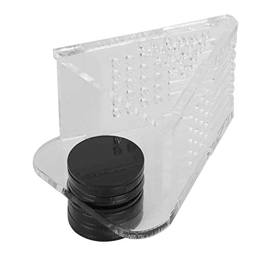SUNGOOYUE Acrylic Magnetic Fish Feeding Device Transparent Shrimp Feeder with Tweezer Red V Shape Cone for Aquarium Live Frozen Food Feeding for Fish Tank Shrimp Keepers