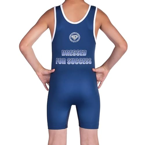 KO Sports Gear Adult Wrestling Singlets, Funny & Holiday Designs, XS-3XL - color: Tuxedo, size: X-Large