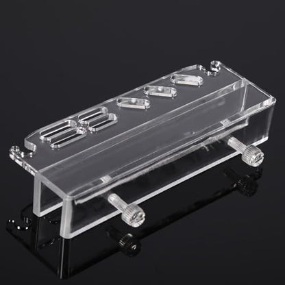 Acrylic Transparent Aquarium Tool Holder 7-Hole Rack Wall Mount Storage Fish Tank Maintenance Organizer for Scissors Tweezers Scraper Spatula