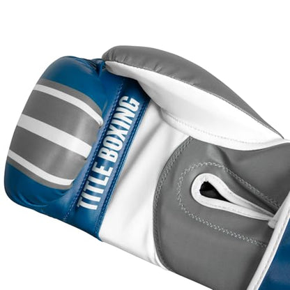 Title Boxing World Bag Boxing Gloves - color: Light Blue/Grey/White, size: 12 oz