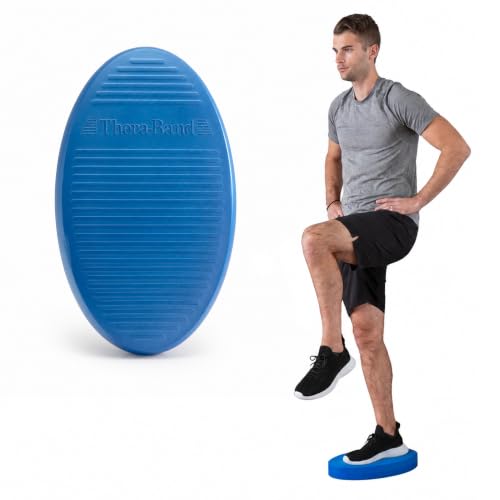 THERABAND Stability Trainer Pad - color: Blue - Soft- Intermediate, size: Set of 2