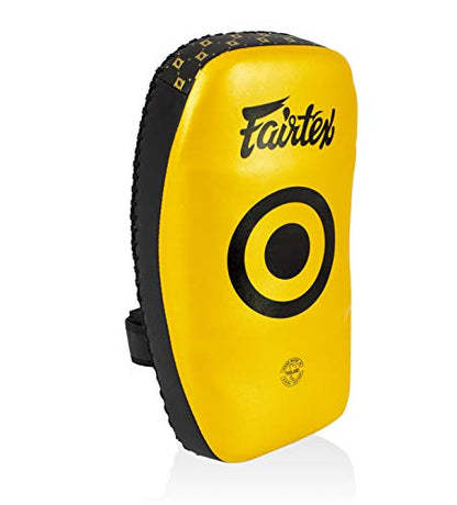 Fairtex KPLC5 Muay Thai Kickboxing Lightweight Thai Pads - color: Gold