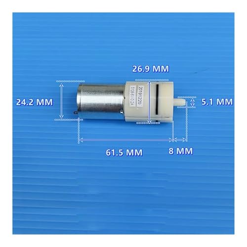 DC 6V 370 Carbon Brush Electronic Starter Air Pump Booster Pump 5V-6V Large Flow Mute Pump for Aquarium Fish Tank