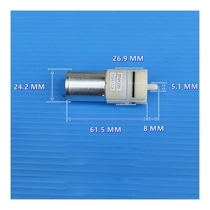 DC 6V 370 Carbon Brush Electronic Starter Air Pump Booster Pump 5V-6V Large Flow Mute Pump for Aquarium Fish Tank