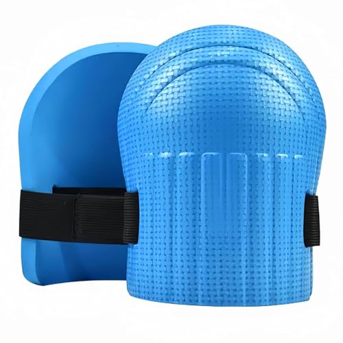 SUJAYU Gardening Knee Pads for Women, Soft Foam Knee Pads for Men Construction, Work Knee Pad for Men Women, Rodilleras Para Roofing Rodilleras Para Trabajo (Blue) - color: Blue