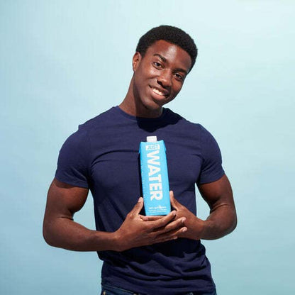JUST Water - 100% Spring Water, Naturally Alkaline, 8.0 pH - Plant-Based, BPA Free, Sustainable and Fully Recyclable Boxed Water Bottle - Eco-Friendly - 1L / 33.8 Fl Oz (Pack of 6) - size: 33.8 Fl Oz (Pack of 6)