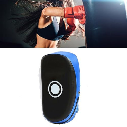 Rengue Boxing Strike Pad, Boxing Pads Kick Punch Training, Multifunction Protective Target for Muay Thai and Kickboxing Enthusiasts Strike Pad, High Density Sponge for Nan - color: Blue Stripe