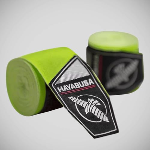 Hayabusa 4.0 Perfect Stretch Boxing Hand Wraps | Boxing Hand Wraps, Boxing Wraps, Muay Thai Hand Wraps, Wrist Wraps Boxing, Hand Wraps for Boxing Gloves, 180 Inch Hand Wraps - color: Green, size: 180"
