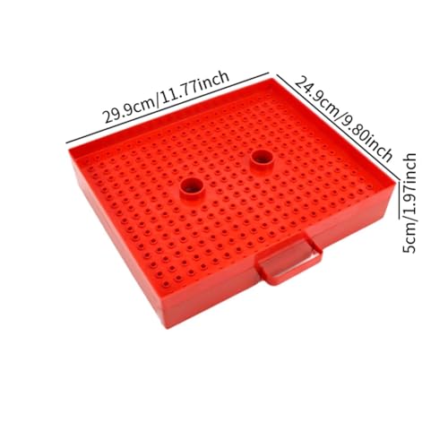 Aquarium Box Separation Drawer Box Accessory Tray Cleaning System PP Material Suitable for Tank Filtration Aquatic, 29.9cmx24.9cmx5cm