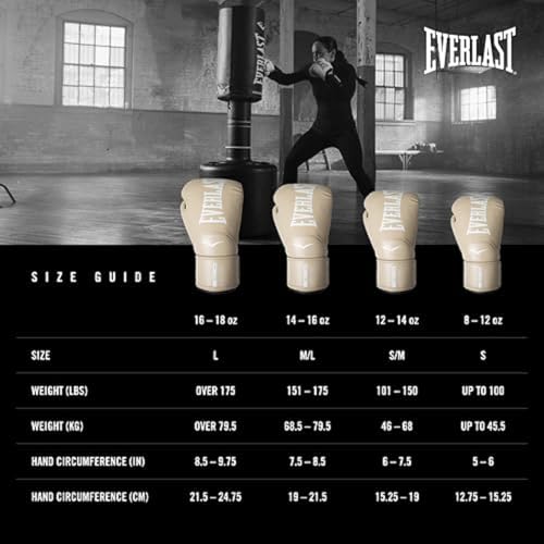 Everlast Elite 2 Boxing Gloves - color: Tan, size: 12 oz (Pack of 2)