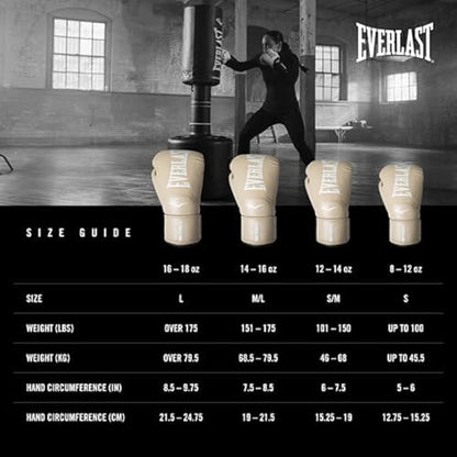 Everlast Elite 2 Boxing Gloves - color: Tan, size: 12 oz (Pack of 2)