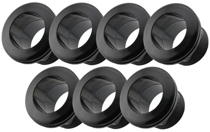 (7pcs) 2 Inch Bulkhead Fitting 7 Pack, Heavy Duty Slip x Slip Tank Adapter, Durable Water Tank Connector for Aquariums, Rain Barrels, Hydroponics, Ponds, Water Storage & Irrigation Systems - size: Pack of 7