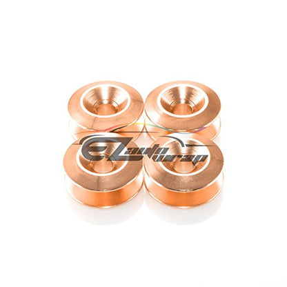 Champagne Gold Bumper Quick Release Fasteners for Car Bumpers Trunk Fender Hatch Lids Kit - color: CHAMPAGNE GOLD