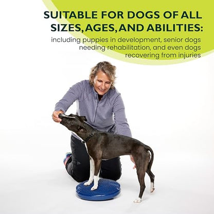 FitPaws® Dog Balance Disc, Exercise Equipment, Rehabilitation + Training, - color: Blue, size: 14"