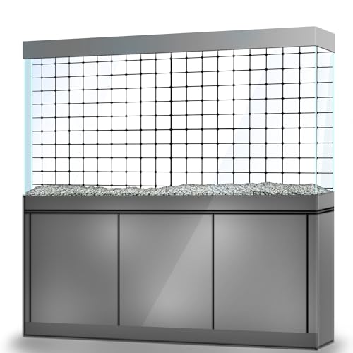 Grid Aquarium Background Stickers - Fish Tank Reptile Terrarium Decor 240 x 60 cm / (94.4x23.6 inches) - color: Grid, size: 240 x 60 cm / (94.4x23.6 inches)
