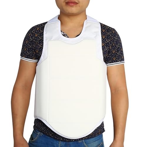 Chest Guard, Unisex Taekwondo Chest Guard Vest Boxing Karate Breast Protector Taekwondo Karate Protector Accessory for Adult Child - size: Small