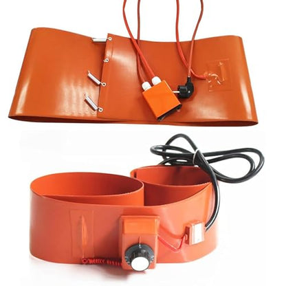 Drum Pail Heater Pad Band ， Oil Drum and LPG Tank Heating Belt(Digital Display,200L 1740 * 125mm 1000W)