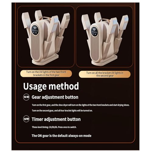 Boot Dryer 360° without dead angles, 4 times stronger wind speed Boxing Glove Dryer For Ski Boots, Children's Shoes