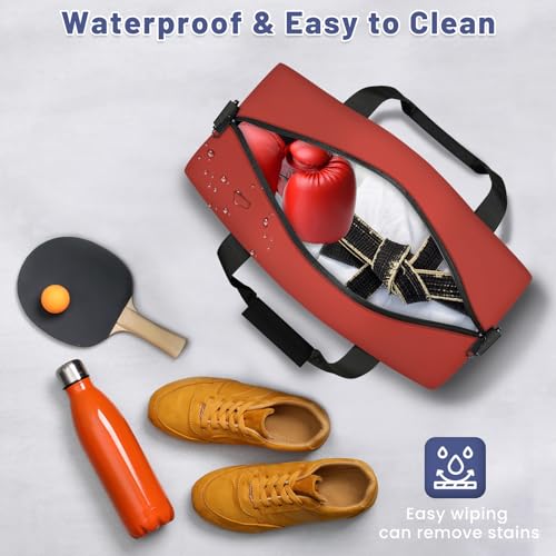 Custom Name Taekwondo Karate Duffle Bag for kids Girls - Personalized Martial Arts Gear Bag, Water-Resistant Sparring Equipment Bag, Who Loves Boxing Orange - color: Who Loves Boxing Orange