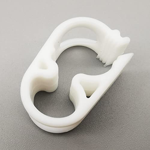 10PCS Plastic Tubing Clamps Adjustable Tube Clamp High Temperature Resistant Flow Control Hose Clip Laboratory Pinch Valve - size: for tube OD 1/8''-1/4'' (3-6mm)PBT