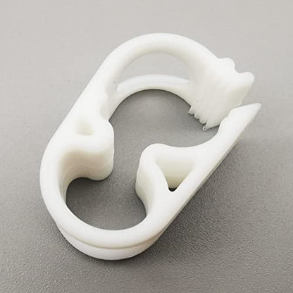 10PCS Plastic Tubing Clamps Adjustable Tube Clamp High Temperature Resistant Flow Control Hose Clip Laboratory Pinch Valve - size: for tube OD 1/8''-1/4'' (3-6mm)PBT