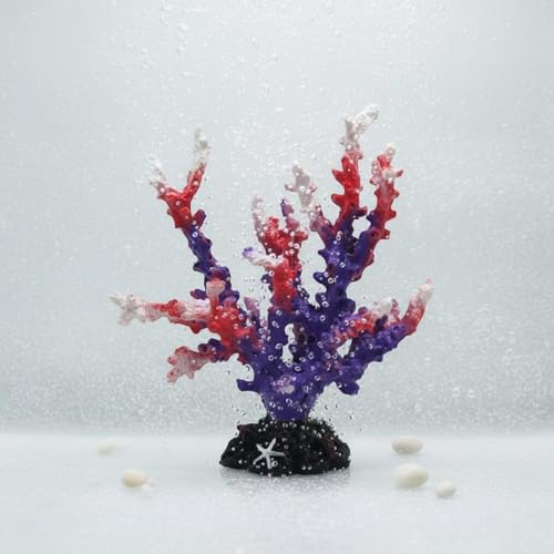 Resin Coral Aquarium Ornament Aquarium Decoration Easy to Clean Artificial Coral Formation Decoration