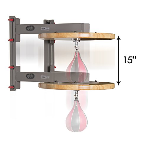 XMark Wall Mounted Speed Bag Platform with Shackle Swivel for MMA and Boxing