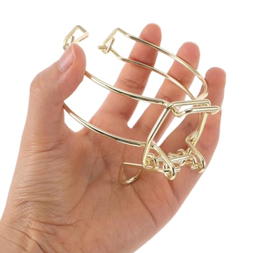 BESPORTBLE 8pcs Stainless Steel Mason Jar Lid Clips Airtight Glass Canister Wire Clamps for Wide Mouth Jars Kitchen Storage and Food Preservation