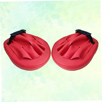Pair Curved Thai Pads for Taekwondo Kickboxing Training
