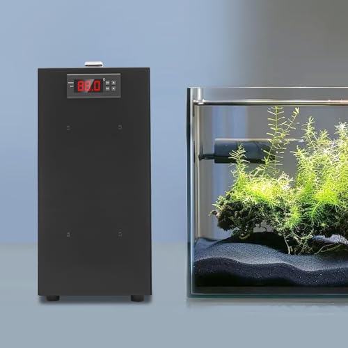 Aquarium Chiller, 40L/10.57Gal Aquarium Cooler, Aquarium Water Chiller with LCD Display, Fish Tank Water Chiller, Hydroponics Cooling System for Water Weeds Axolotl Jellyfish Coral Shrimp - size: 40L/10.57Gallon