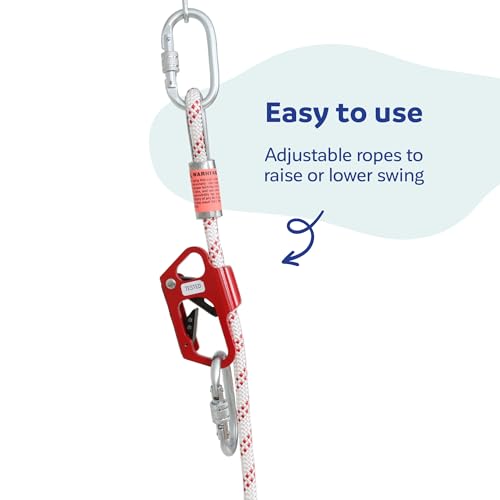 Fun and Function Swing Adjustment System - Premium Swing Chain Extension - Heavy Duty Swing Extender - Swing Height Adjustment System - Swing Extension Chain - Support Up to 350 Ibs
