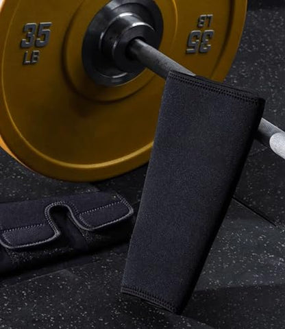 Weightlifting Deadlift Shin Guards, Calf Support Brace 5mm Thick Neoprene for EasyWear Deadlift Shin Guards,Training Pants and Tights, Ultimate Shin Protection
