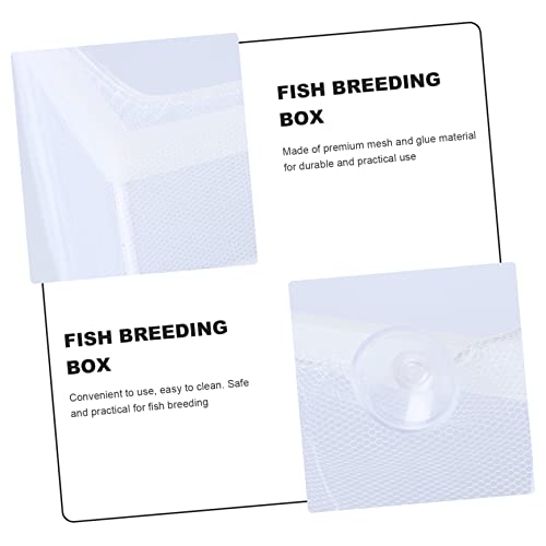BESPORTBLE Breeding Incubator Box Mesh Fish Tank Breeding Tank Box for Betta Guppy Practical Aquarium