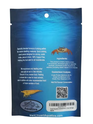 NutriSpheres - Sinking Diet for Snails, Shrimp & Bottom Feeding Fish